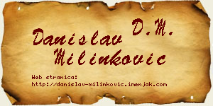 Danislav Milinković vizit kartica